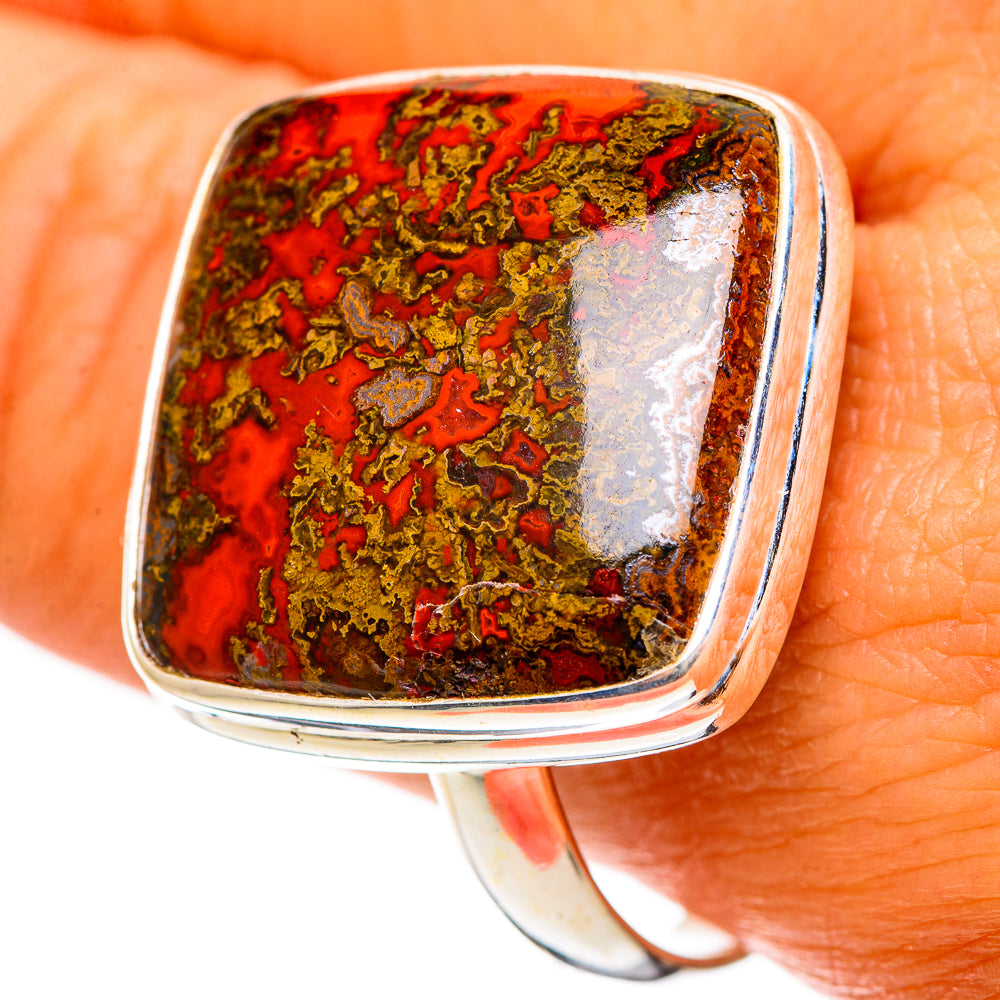 Moroccan Agate Rings handcrafted by Anasilvercos - RING110061