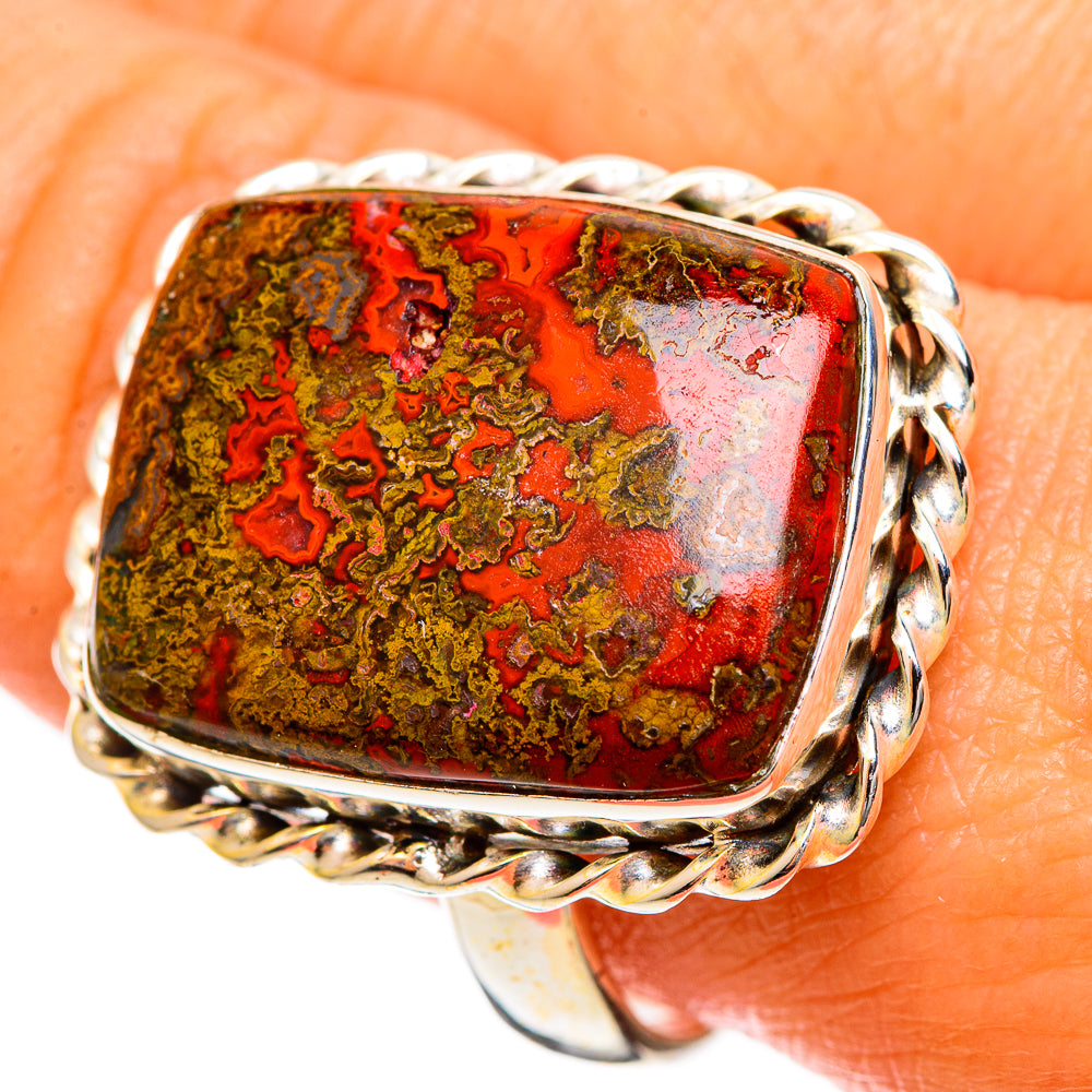 Moroccan Agate Rings handcrafted by Anasilvercos - RING110064