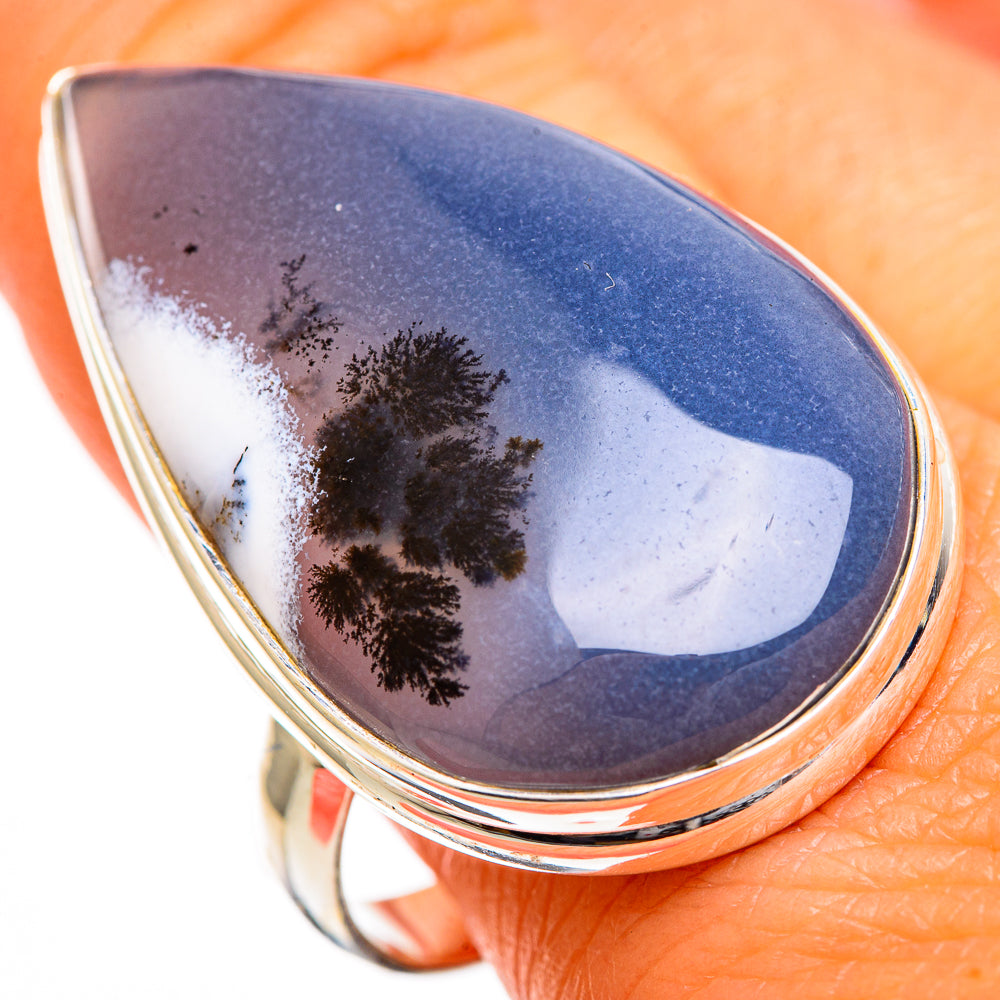 Dendritic Opal Rings handcrafted by Anasilvercos - RING110078