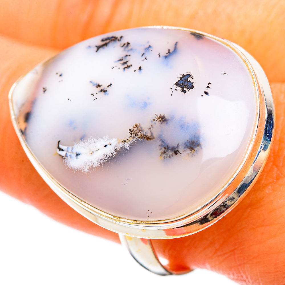 Dendritic Opal Rings handcrafted by Anasilvercos - RING110080