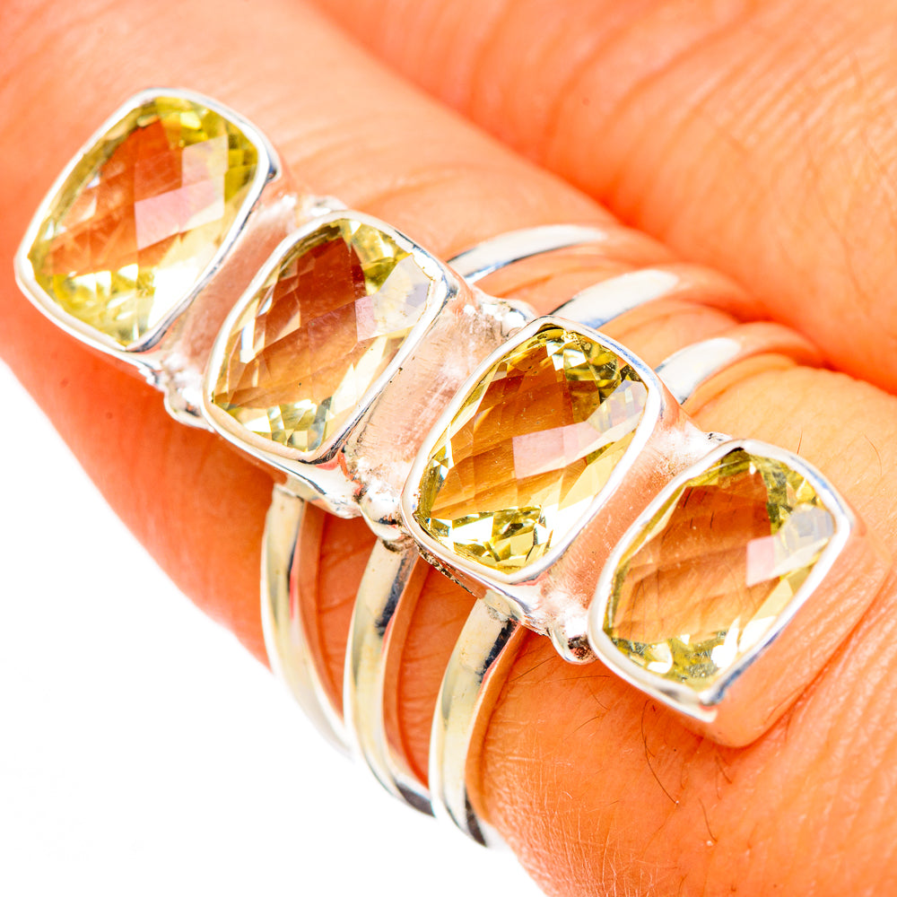 Citrine Rings handcrafted by Anasilvercos - RING110084