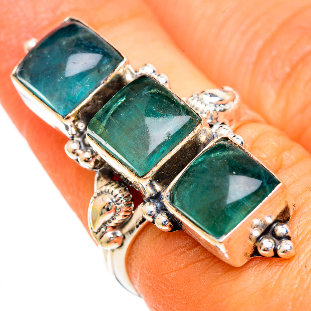 Apatite Rings handcrafted by Anasilvercos - RING110088