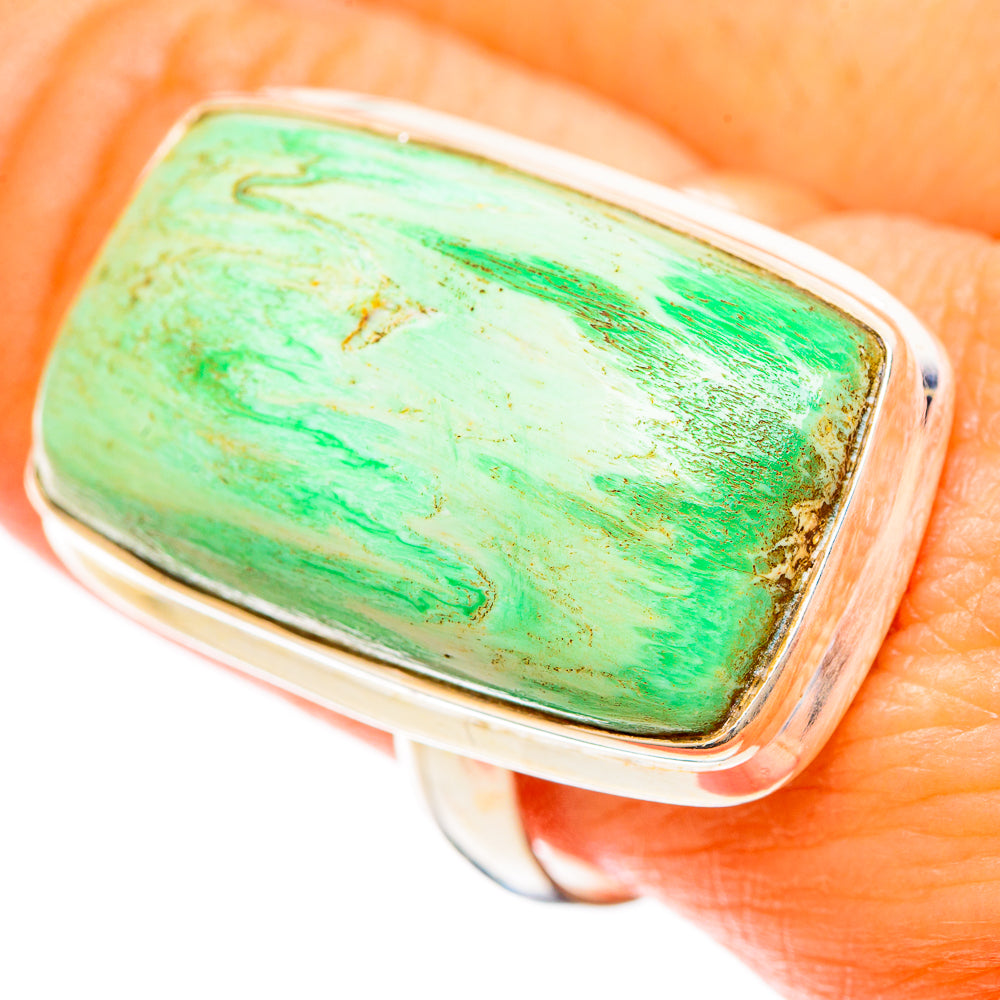 Variscite Rings handcrafted by Anasilvercos - RING110092