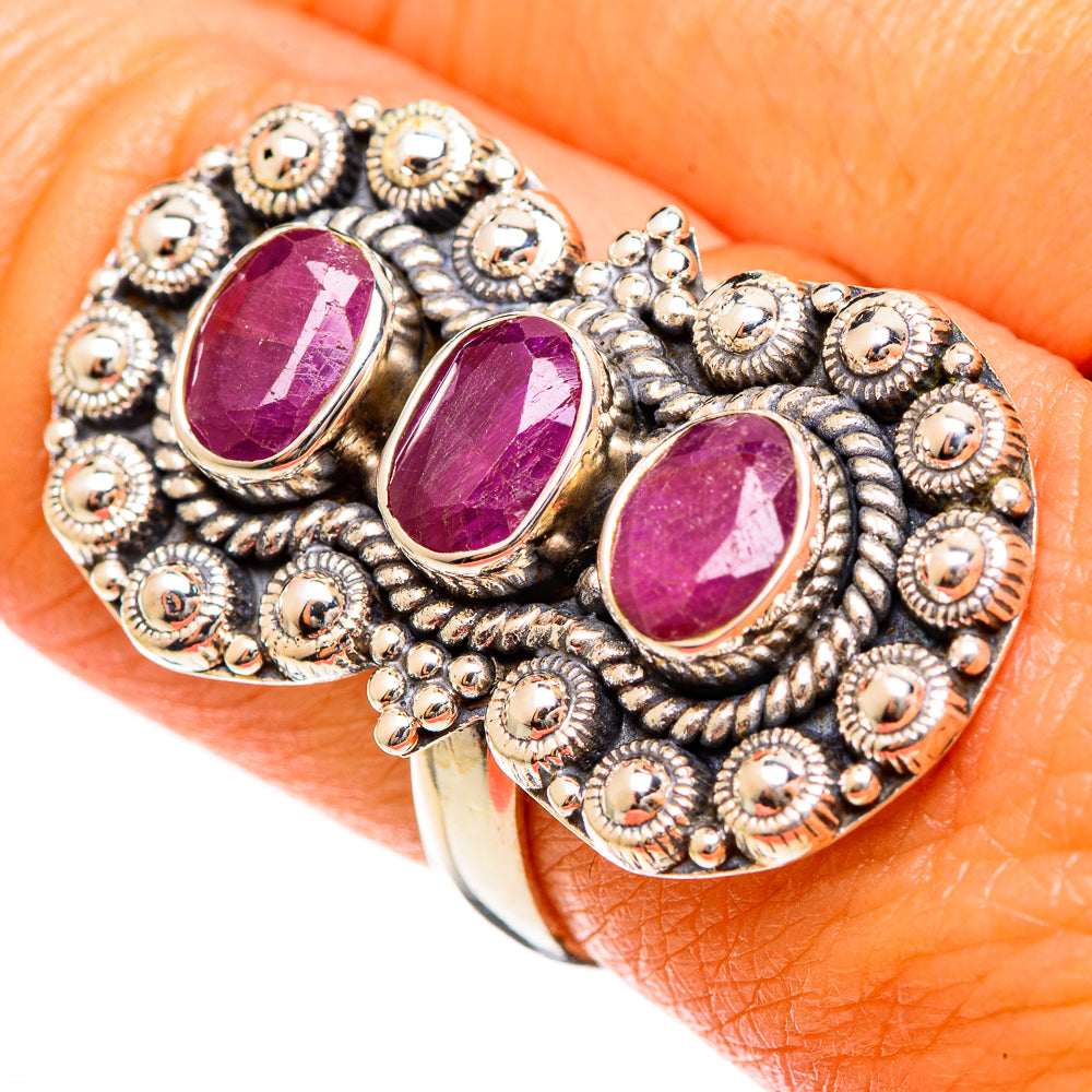 Ruby Rings handcrafted by Anasilvercos - RING110114