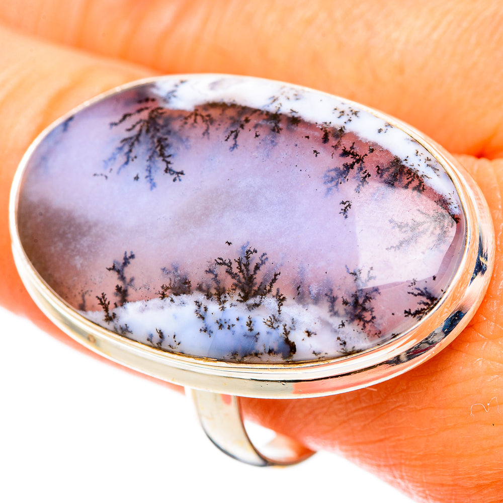 Dendritic Opal Rings handcrafted by Anasilvercos - RING110118