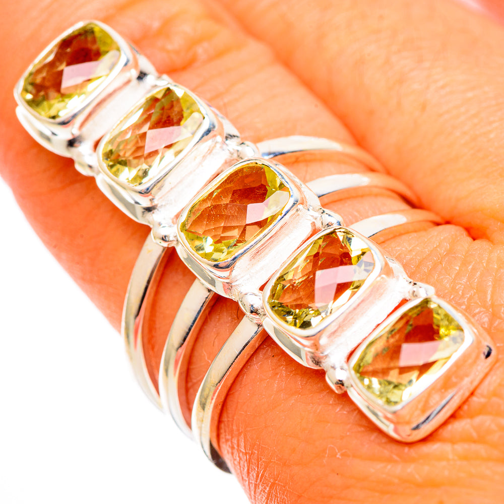 Citrine Rings handcrafted by Anasilvercos - RING110122