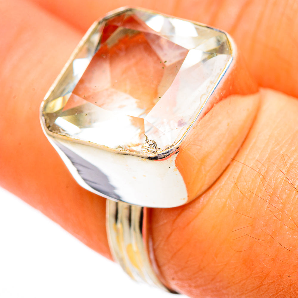 White Quartz Rings handcrafted by Anasilvercos - RING110151
