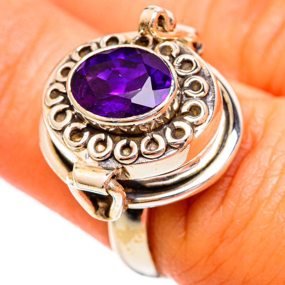 Amethyst Rings handcrafted by Anasilvercos - RING110162