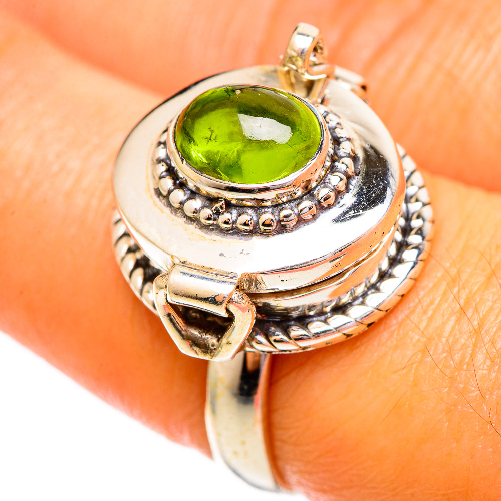 Peridot Rings handcrafted by Anasilvercos - RING110181