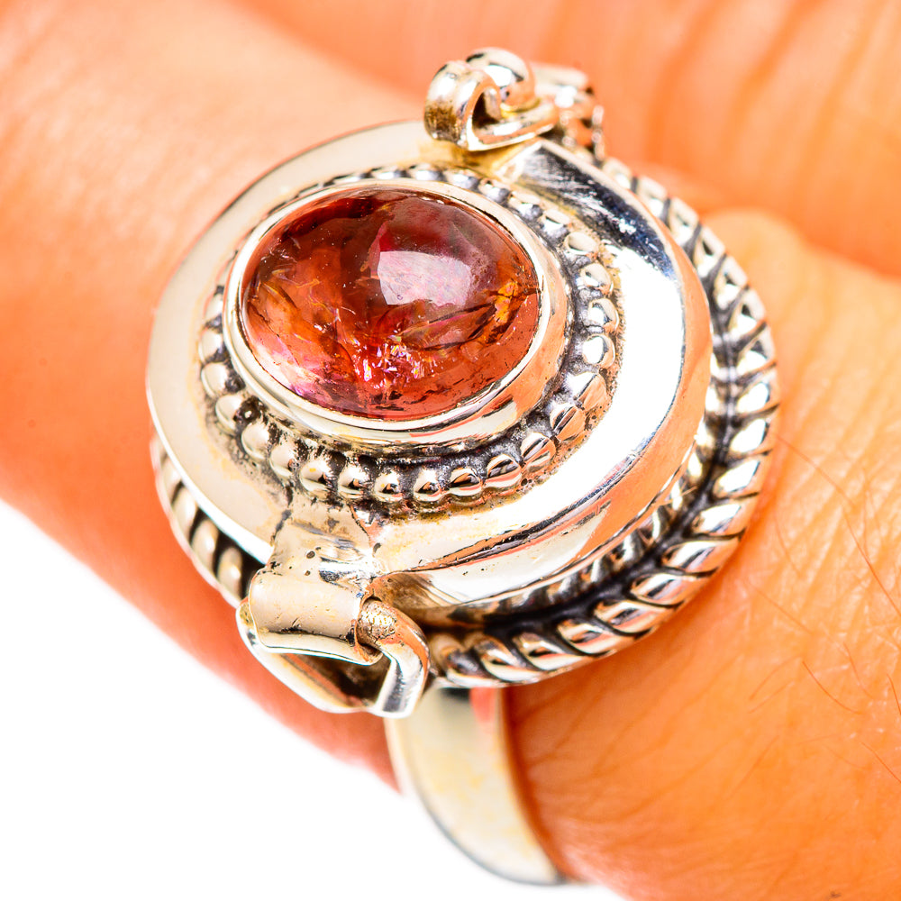 Pink Tourmaline Rings handcrafted by Anasilvercos - RING110186