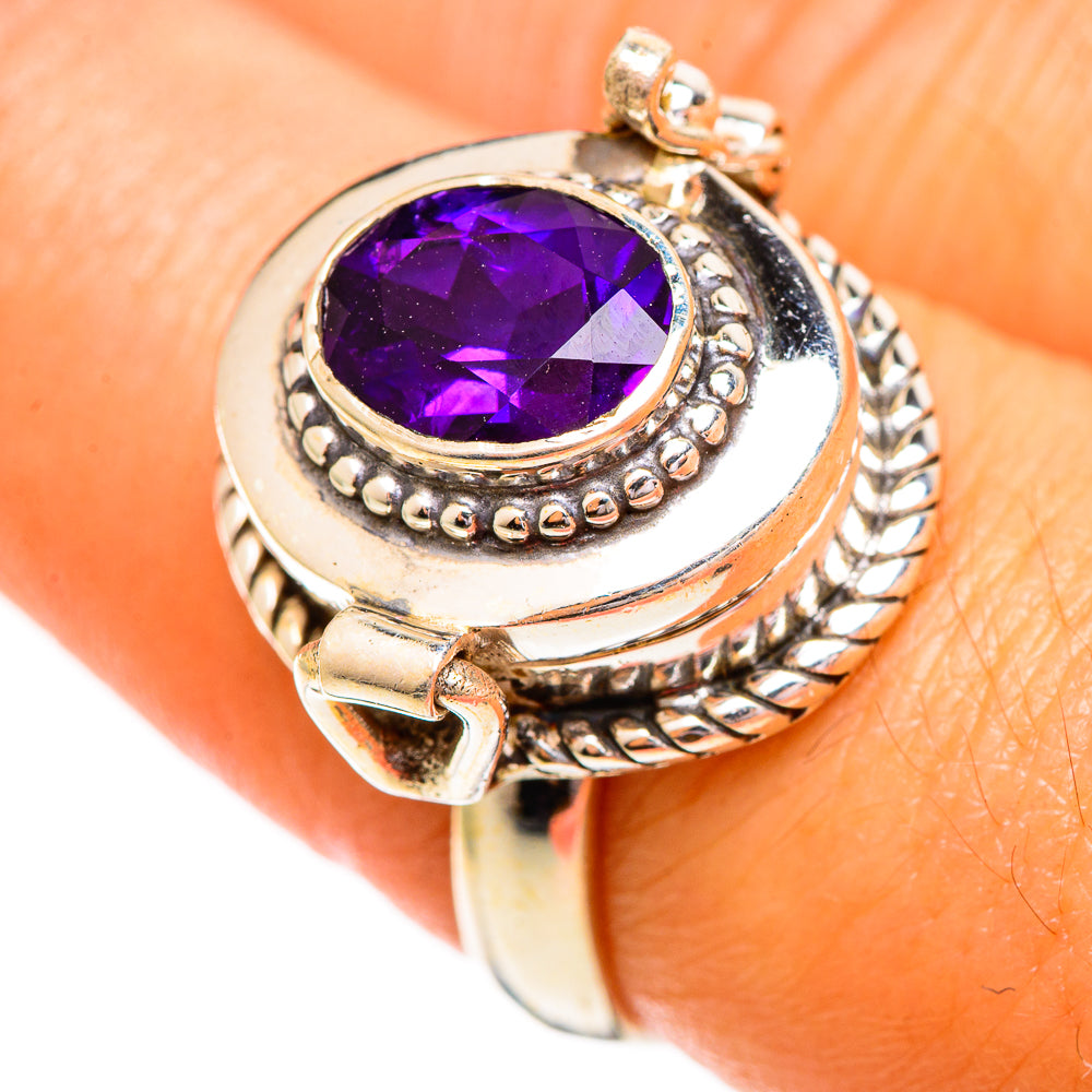 Amethyst Rings handcrafted by Anasilvercos - RING110191