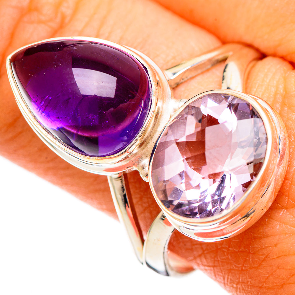 Amethyst Rings handcrafted by Anasilvercos - RING110215