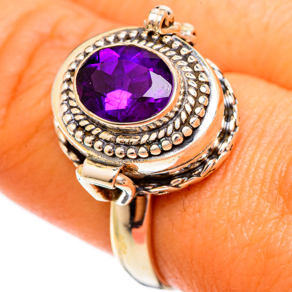 Amethyst Rings handcrafted by Anasilvercos - RING110221