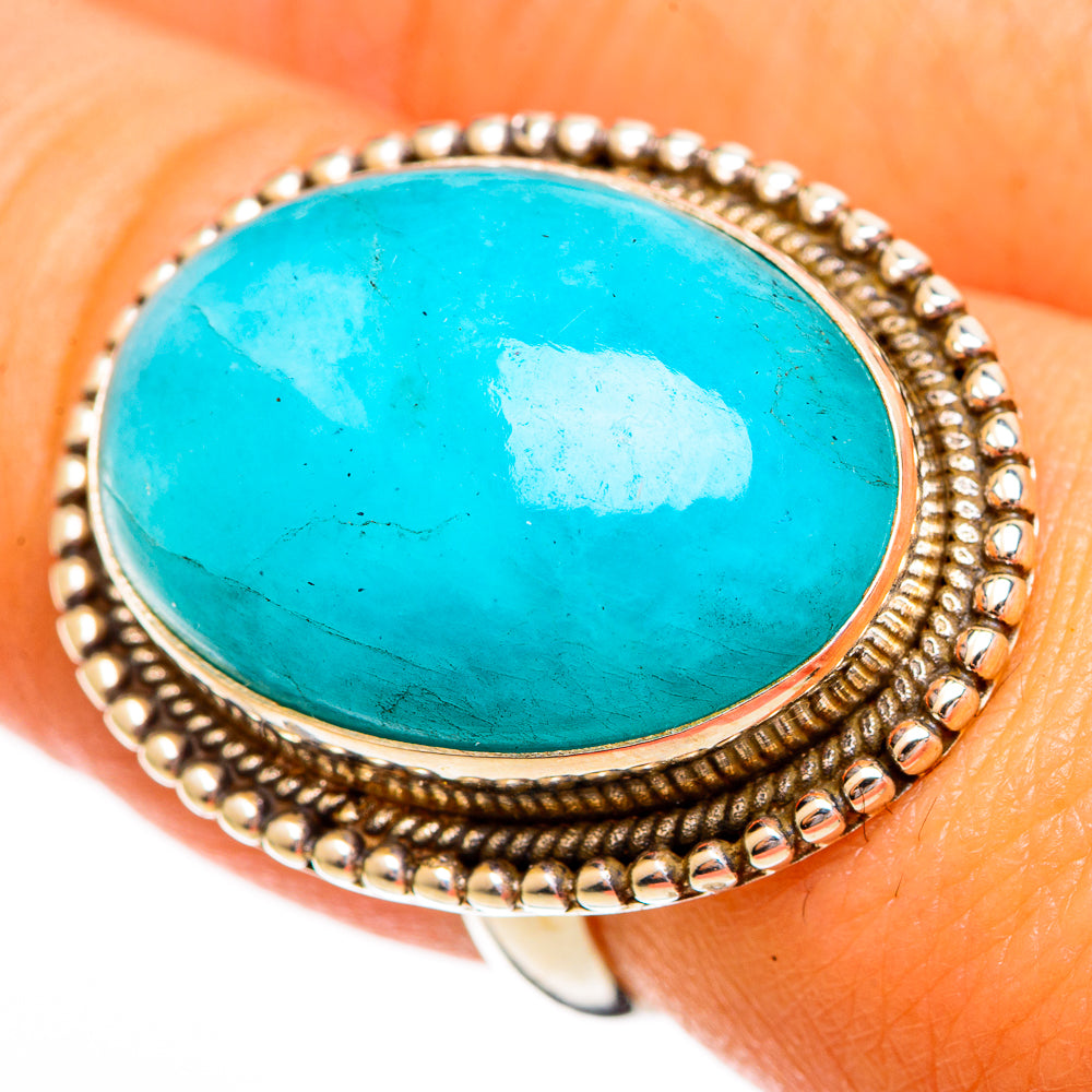 Amazonite Rings handcrafted by Anasilvercos - RING110235
