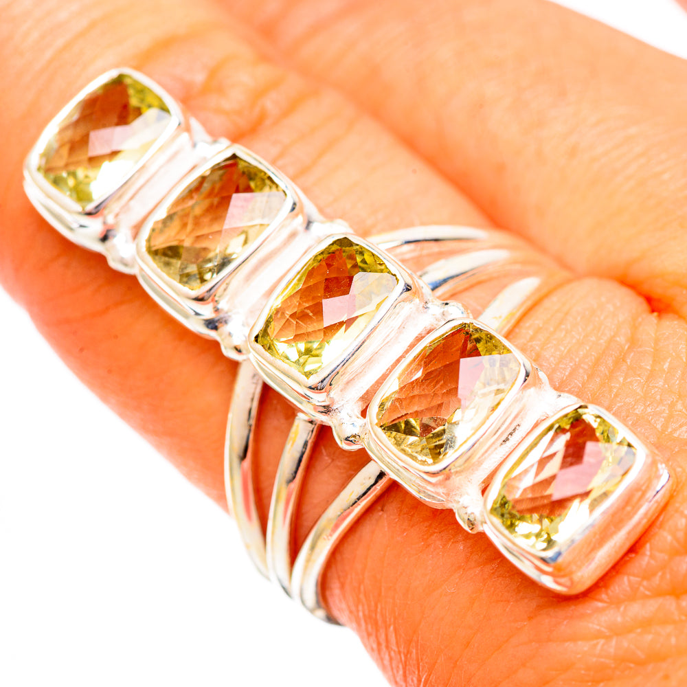Citrine Rings handcrafted by Anasilvercos - RING110248
