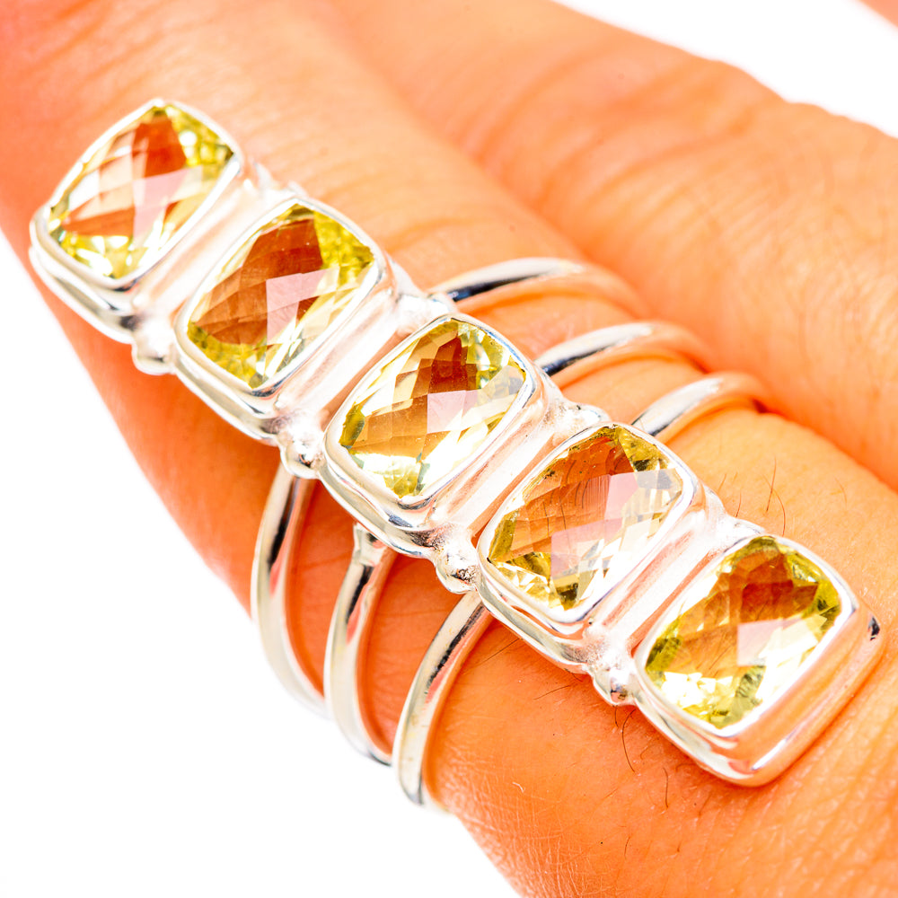 Citrine Rings handcrafted by Anasilvercos - RING110249