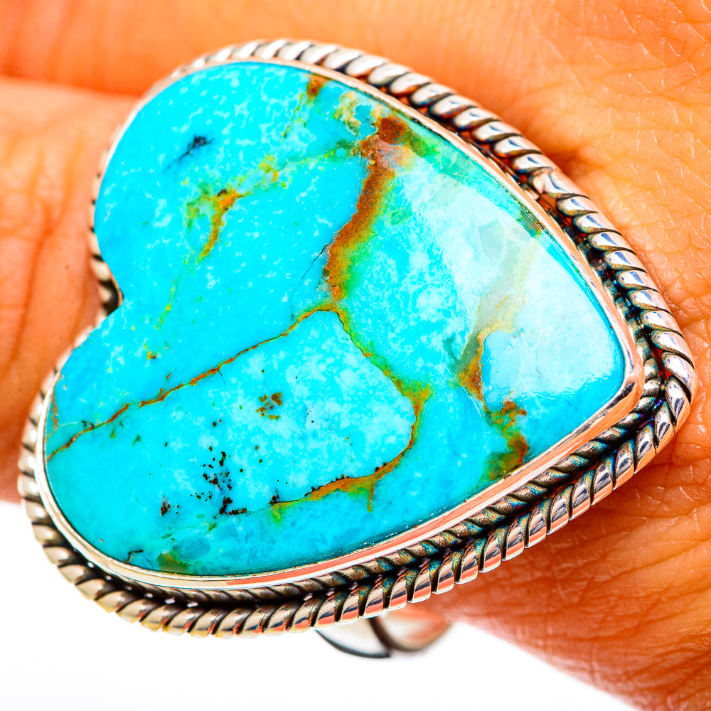Chrysocolla Rings handcrafted by Anasilvercos - RING110259