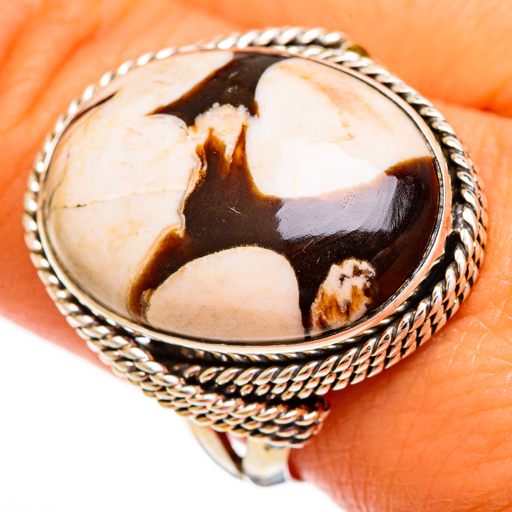 Peanut Wood Jasper Rings handcrafted by Anasilvercos - RING110268