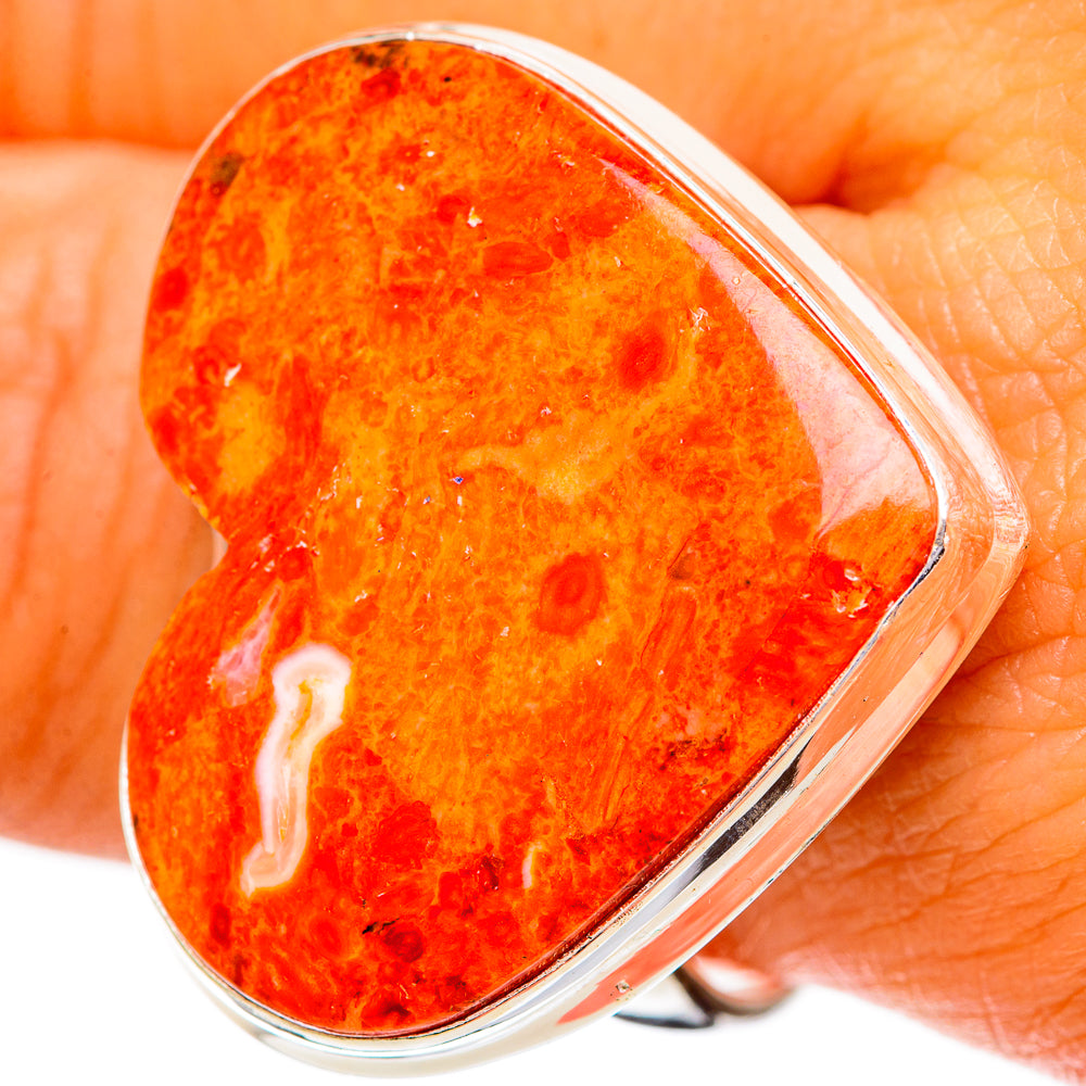 Sponge Coral Rings handcrafted by Anasilvercos - RING110274