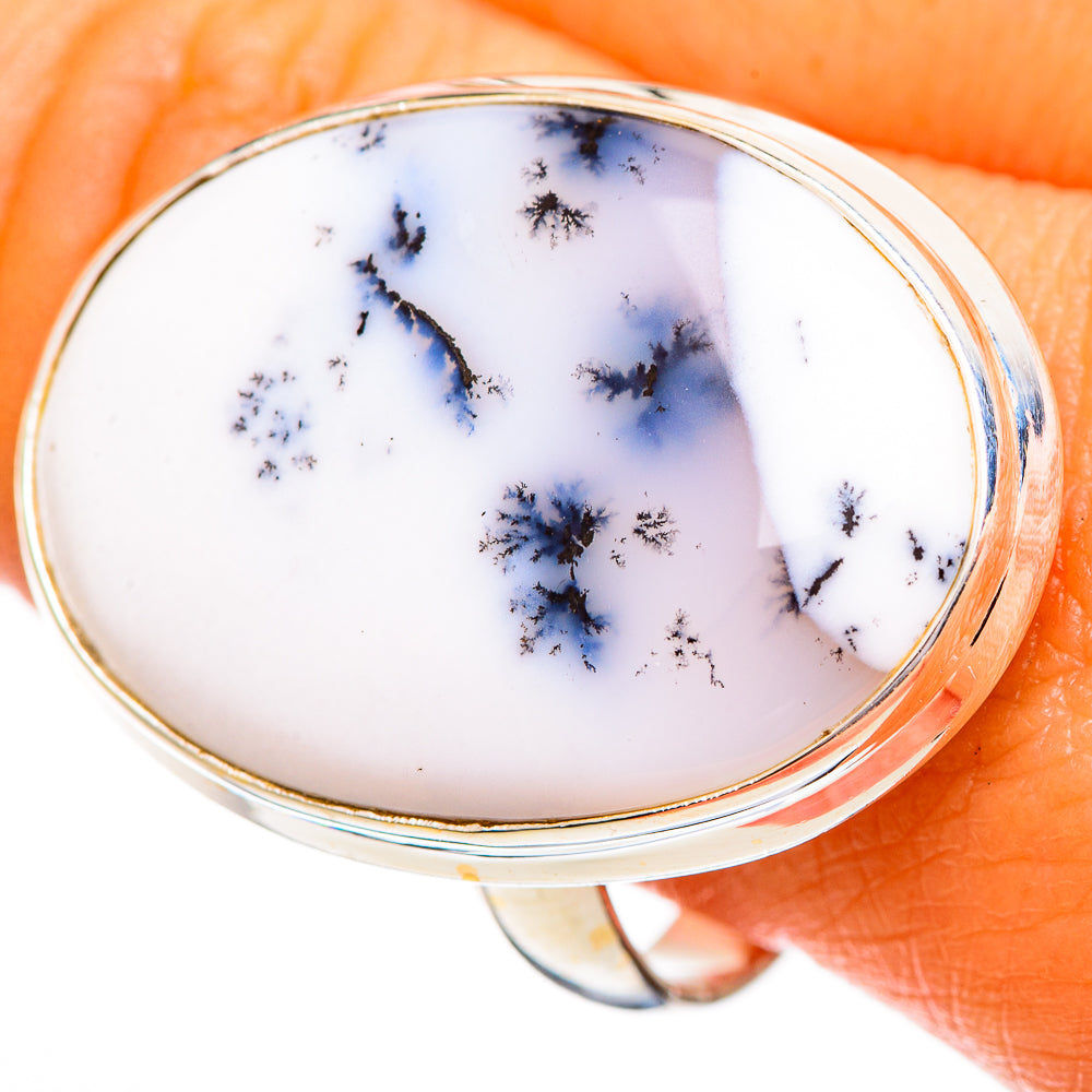 Dendritic Opal Rings handcrafted by Anasilvercos - RING110289