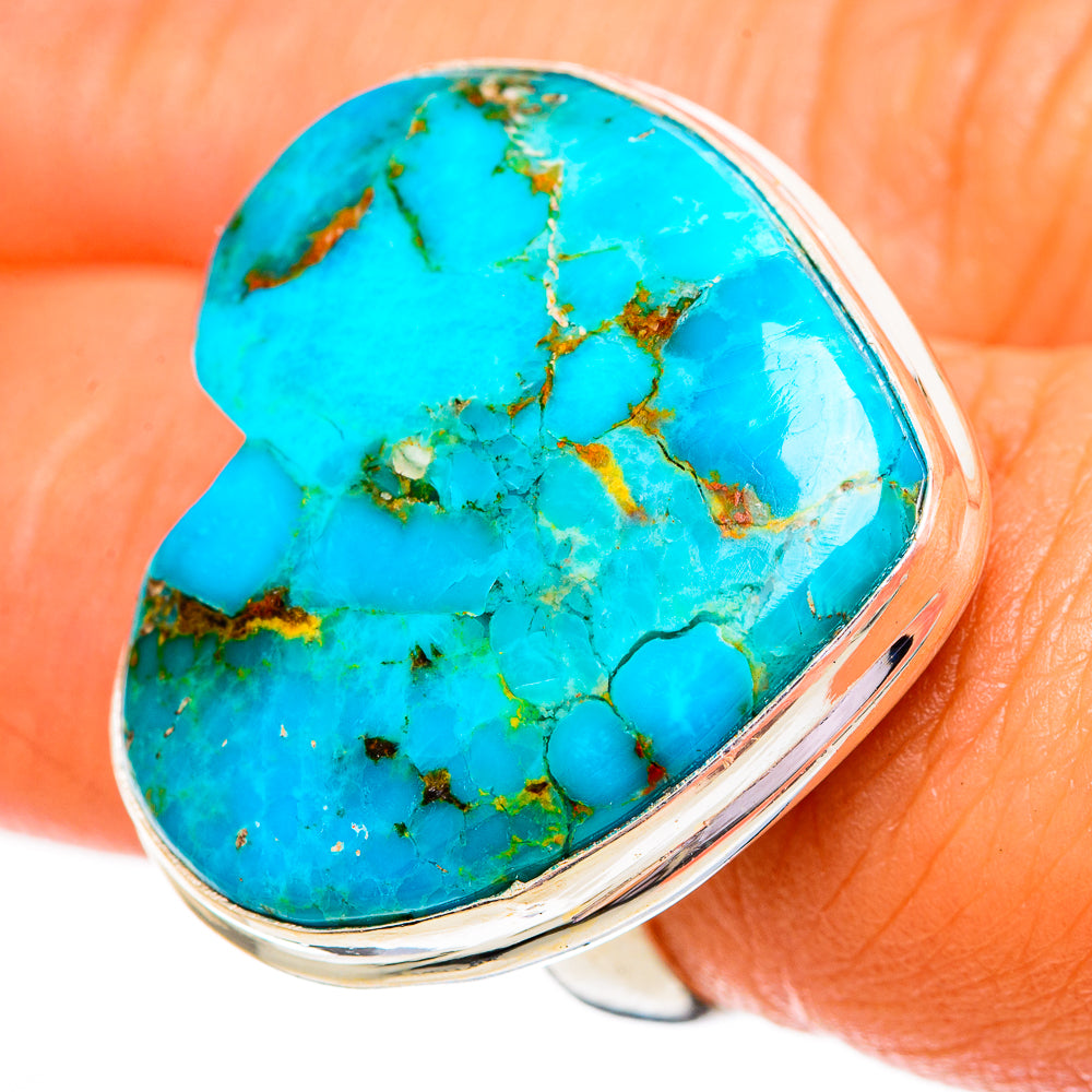 Chrysocolla Rings handcrafted by Anasilvercos - RING110300