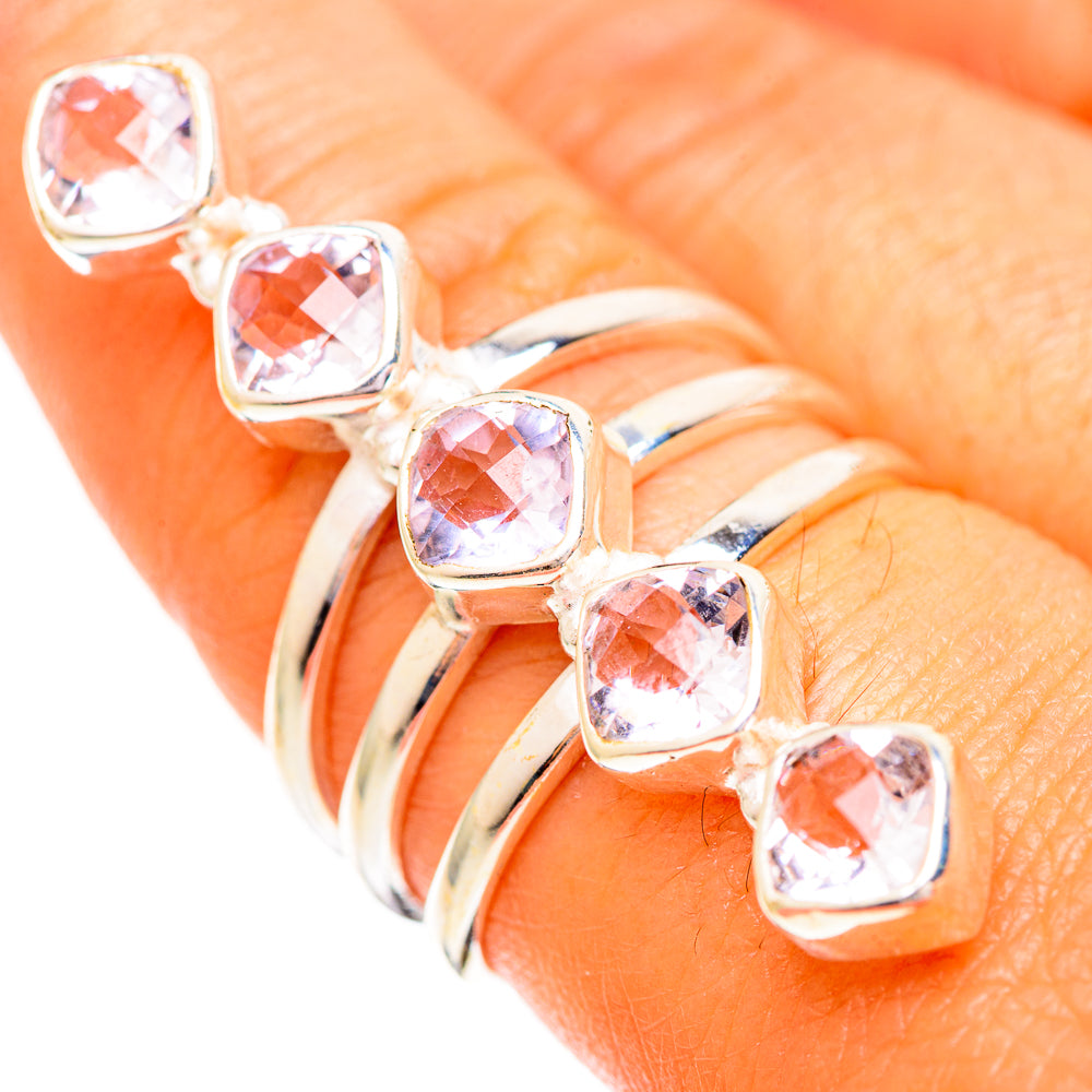 Kunzite Rings handcrafted by Anasilvercos - RING110328