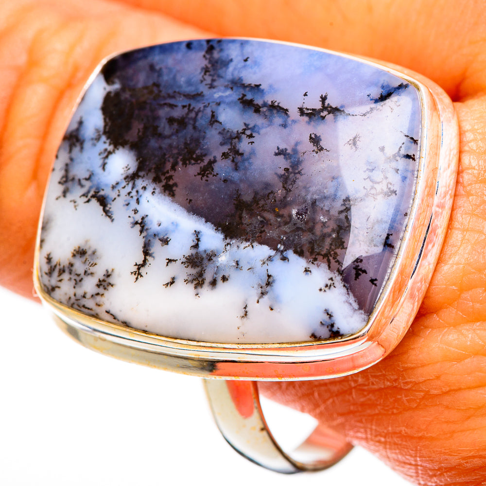 Dendritic Opal Rings handcrafted by Anasilvercos - RING110333