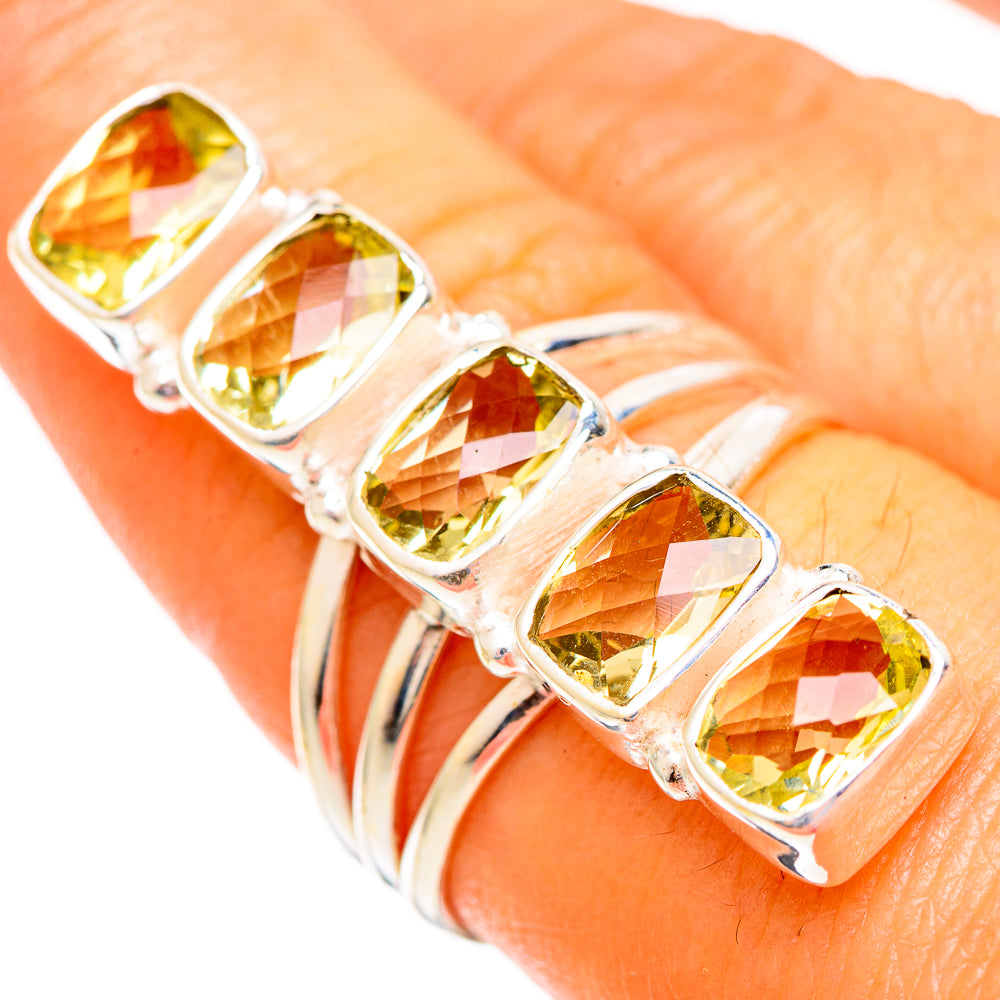 Citrine Rings handcrafted by Anasilvercos - RING110336