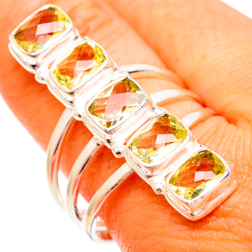 Citrine Rings handcrafted by Anasilvercos - RING110337