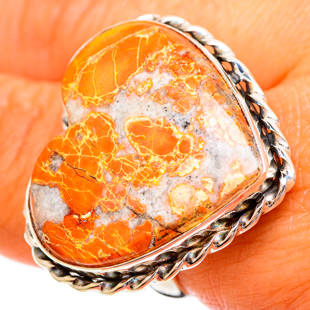 Sponge Coral Rings handcrafted by Anasilvercos - RING110354