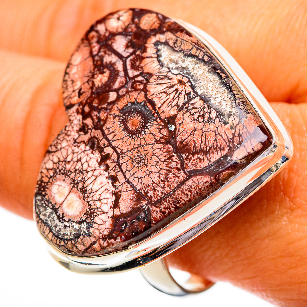 Poppy Jasper Rings handcrafted by Anasilvercos - RING110355