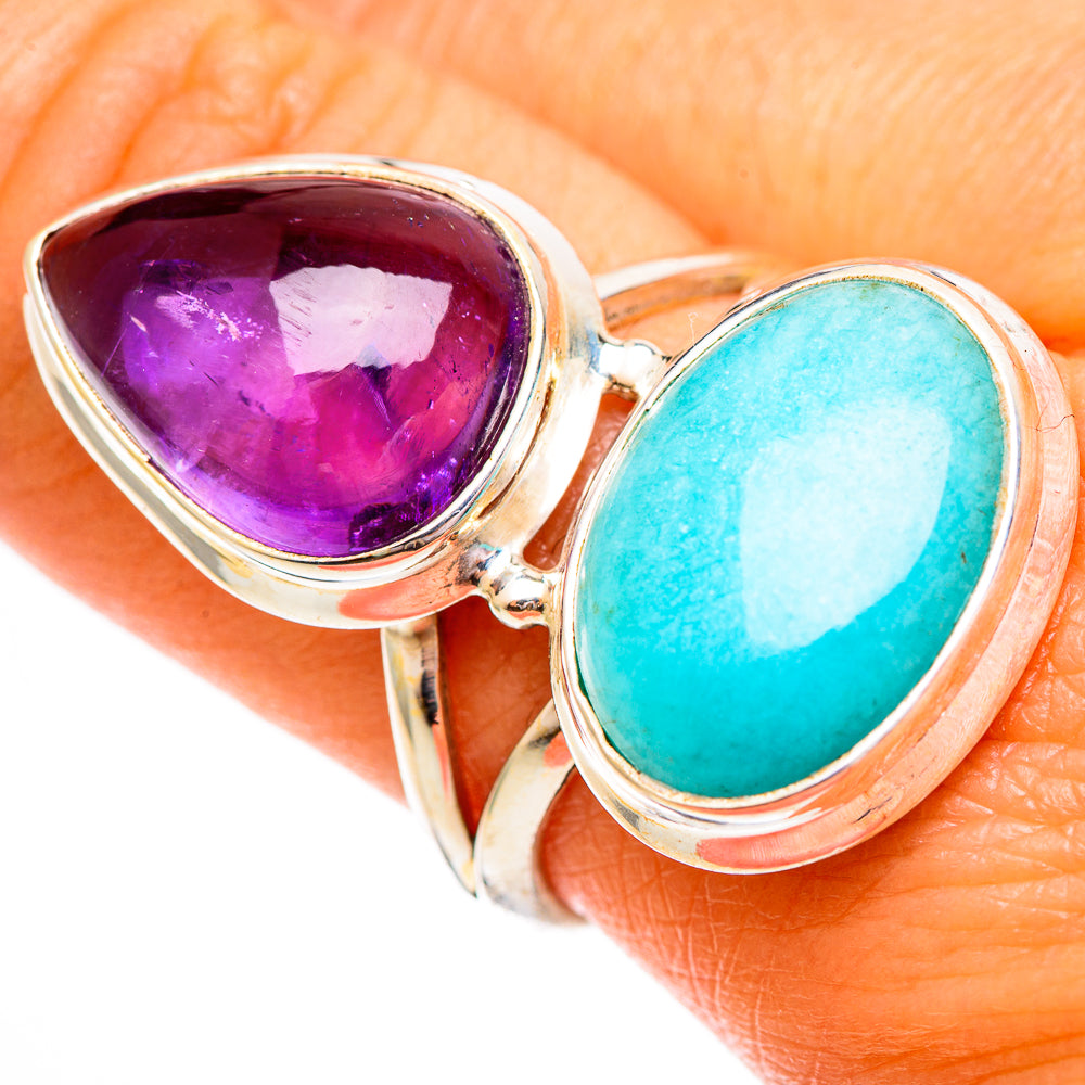Larimar Rings handcrafted by Anasilvercos - RING110372