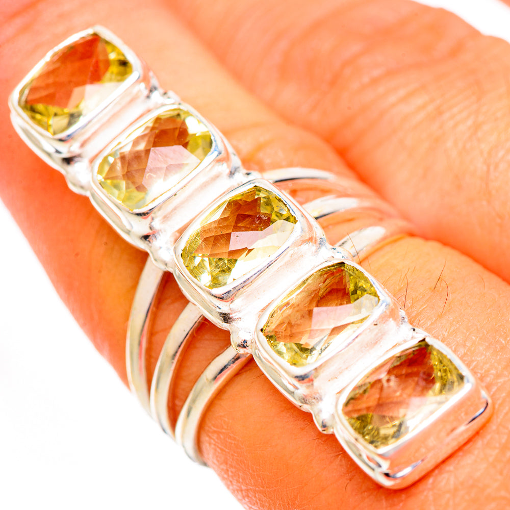 Citrine Rings handcrafted by Anasilvercos - RING110373