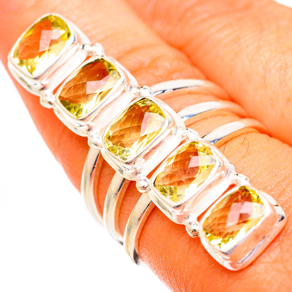 Citrine Rings handcrafted by Anasilvercos - RING110374