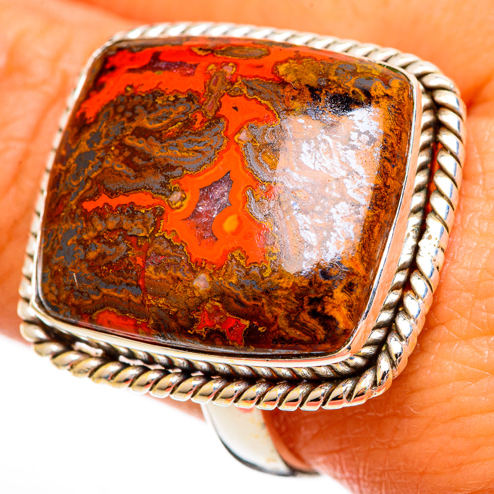 Moroccan Agate Rings handcrafted by Anasilvercos - RING110388