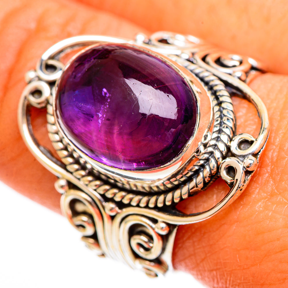 Amethyst Rings handcrafted by Anasilvercos - RING110395