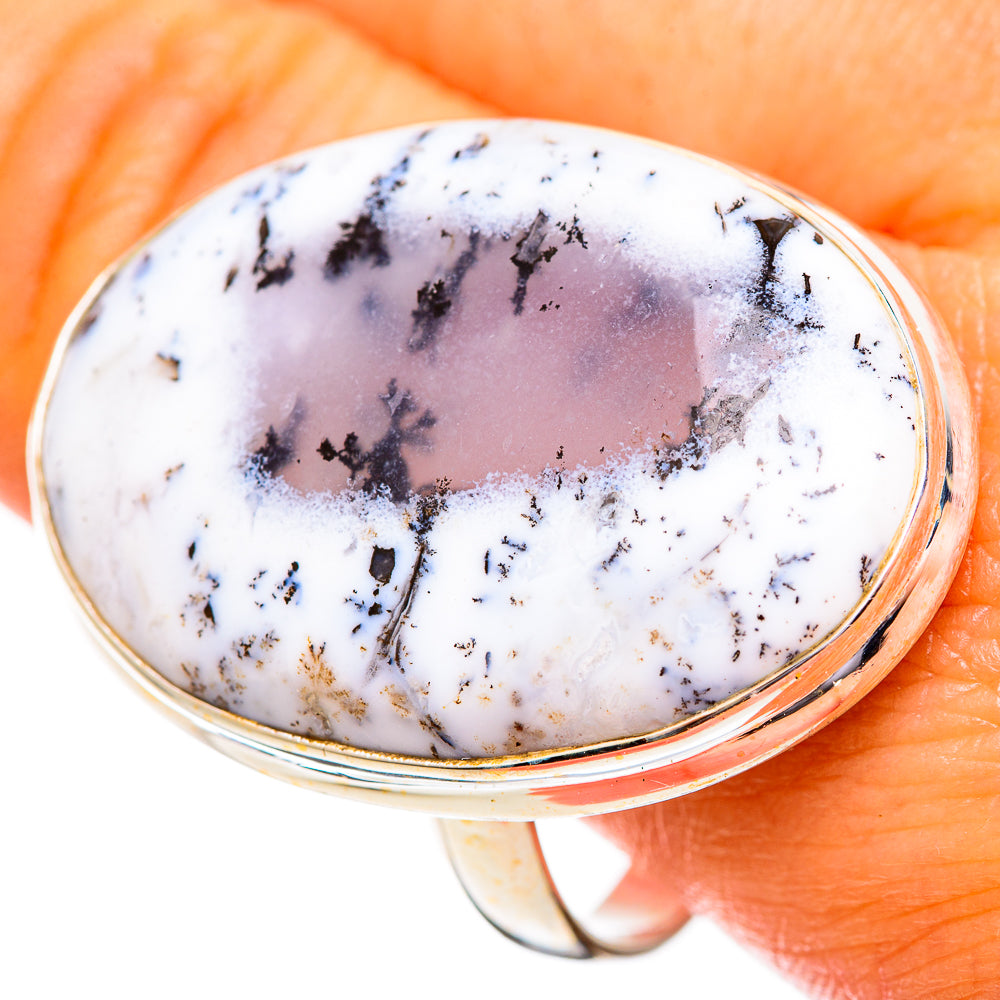 Dendritic Opal Rings handcrafted by Anasilvercos - RING110411