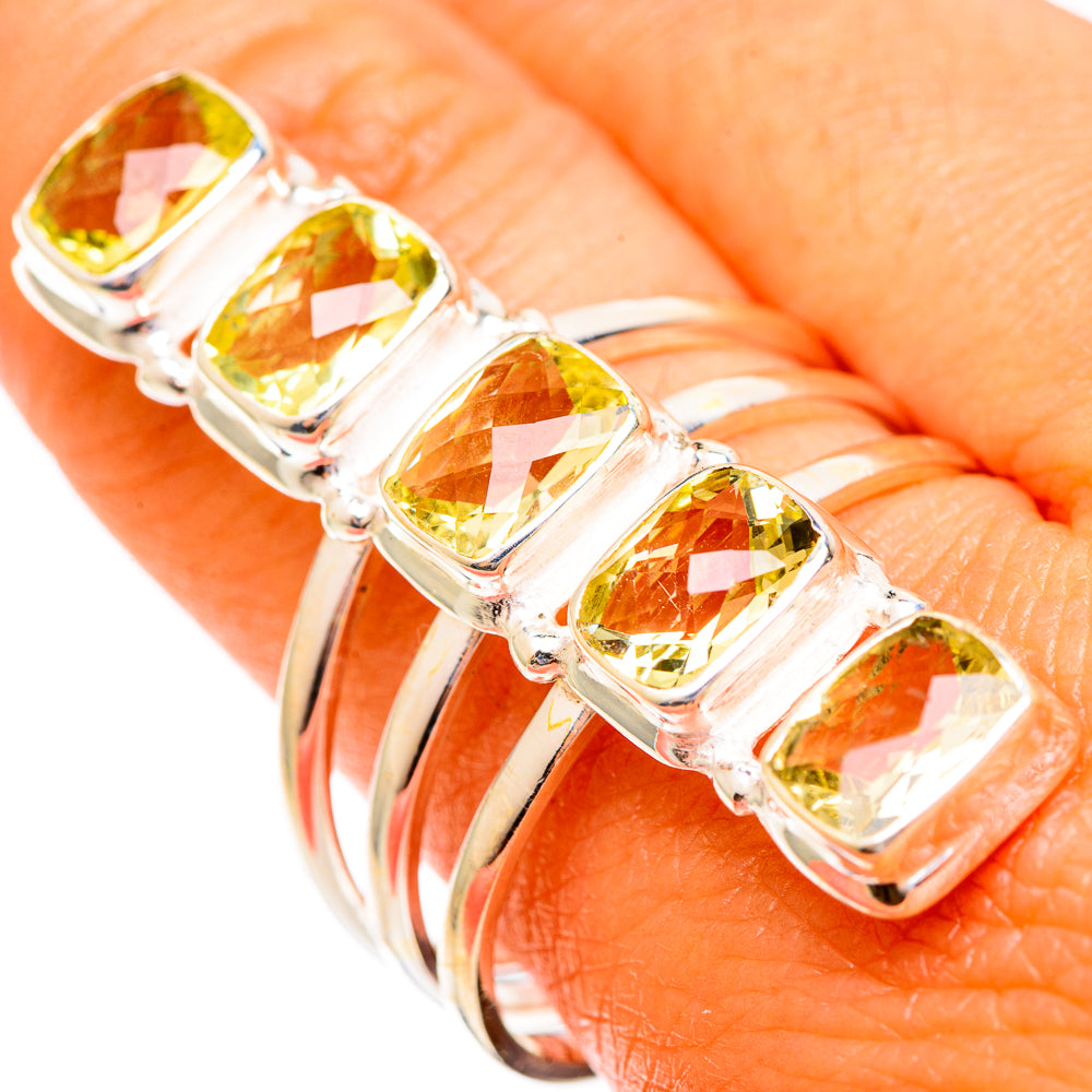 Citrine Rings handcrafted by Anasilvercos - RING110415