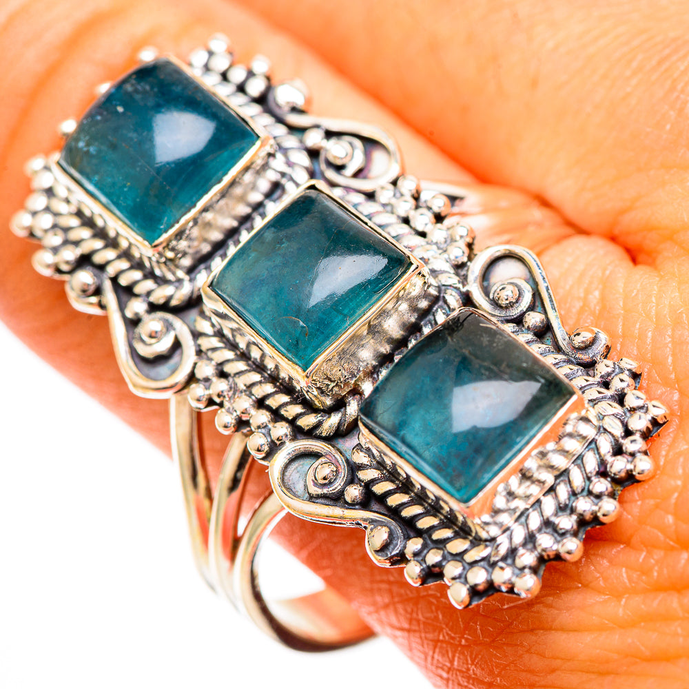Apatite Rings handcrafted by Anasilvercos - RING110423