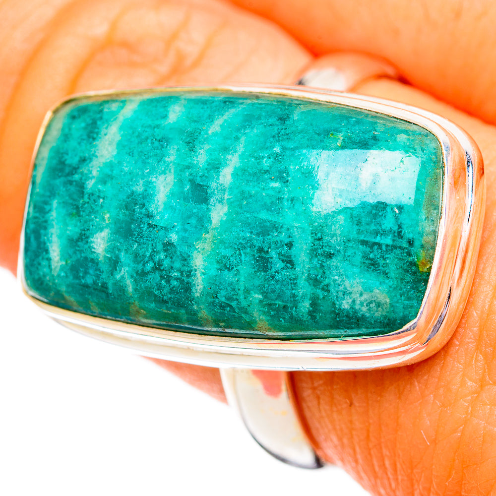 Amazonite Rings handcrafted by Anasilvercos - RING110455