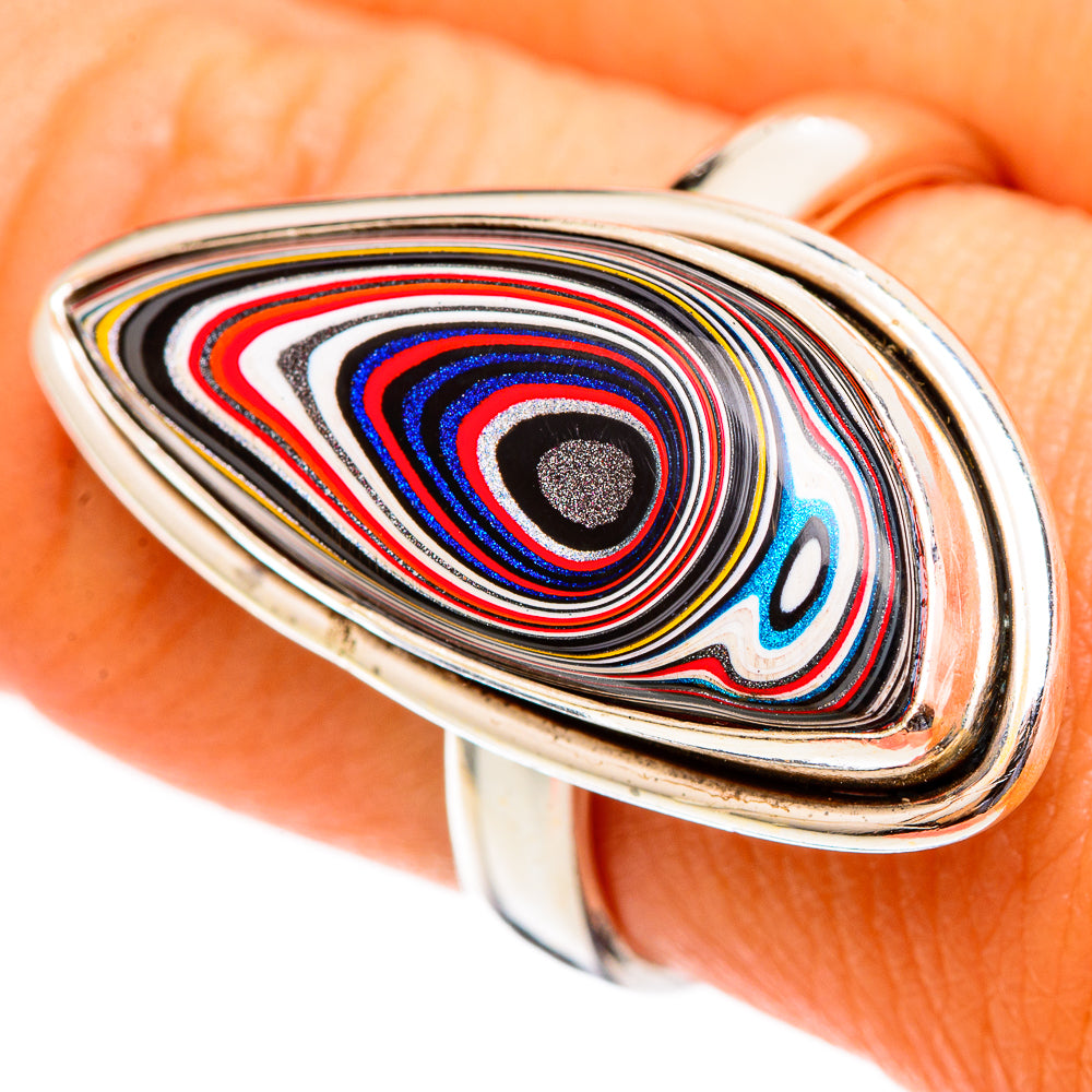 Fordite Rings handcrafted by Anasilvercos - RING110474