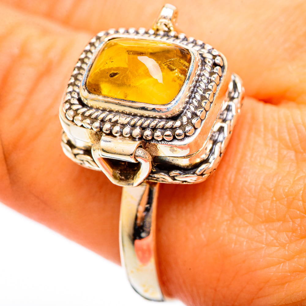 Citrine Rings handcrafted by Anasilvercos - RING110488