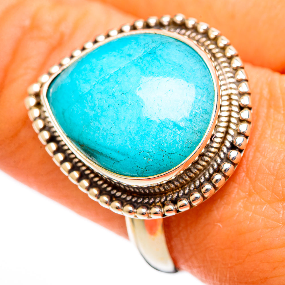 Larimar Rings handcrafted by Anasilvercos - RING110510