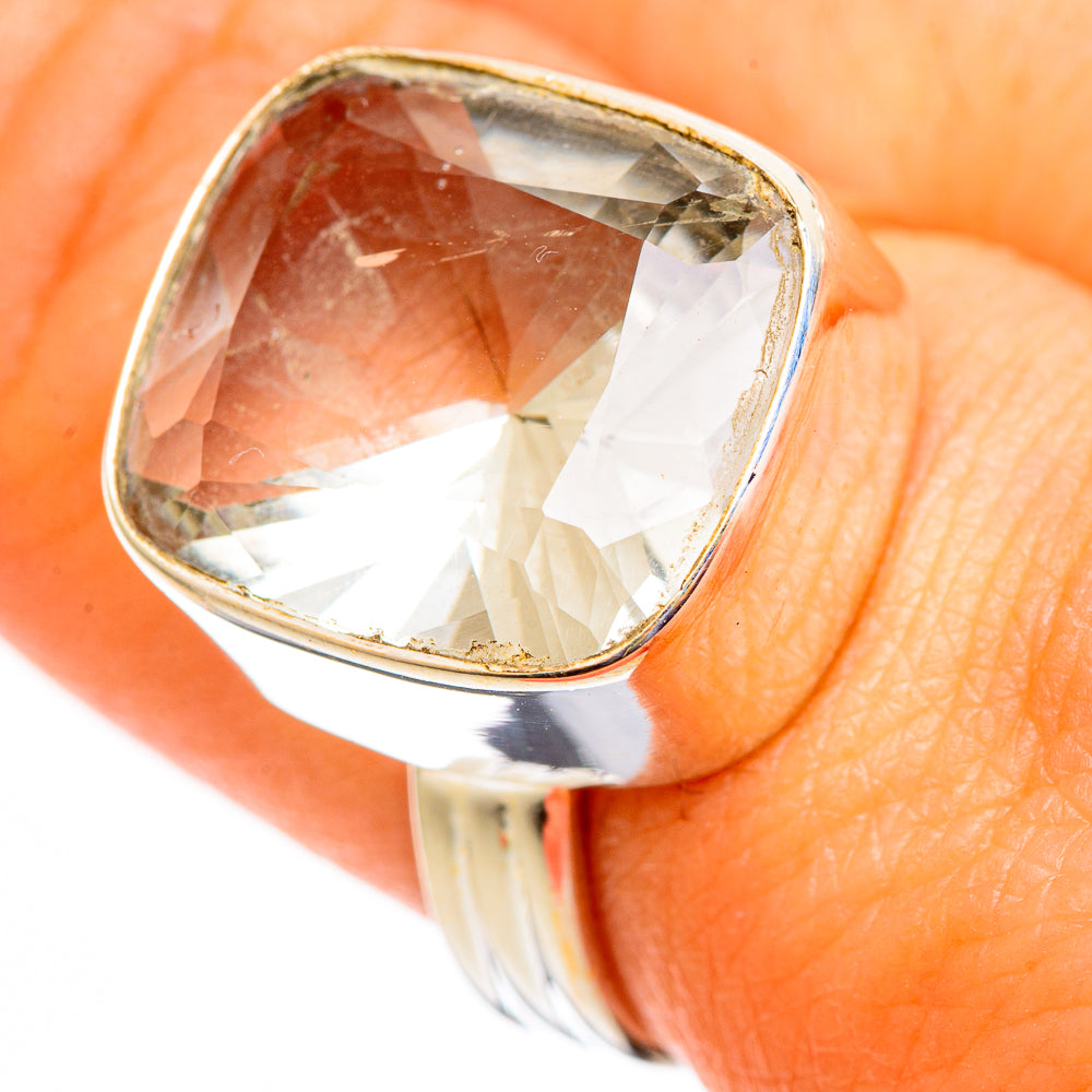 White Quartz Rings handcrafted by Anasilvercos - RING110524