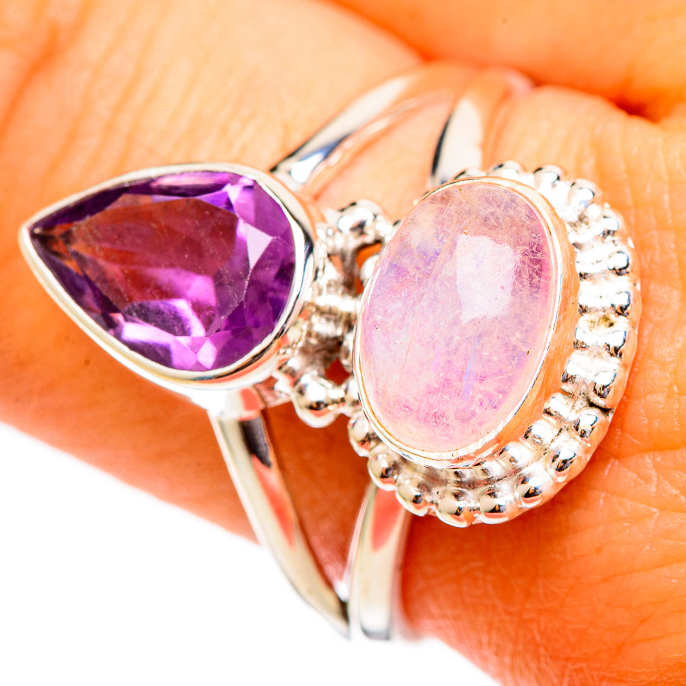 Pink Tourmaline Rings handcrafted by Anasilvercos - RING110530