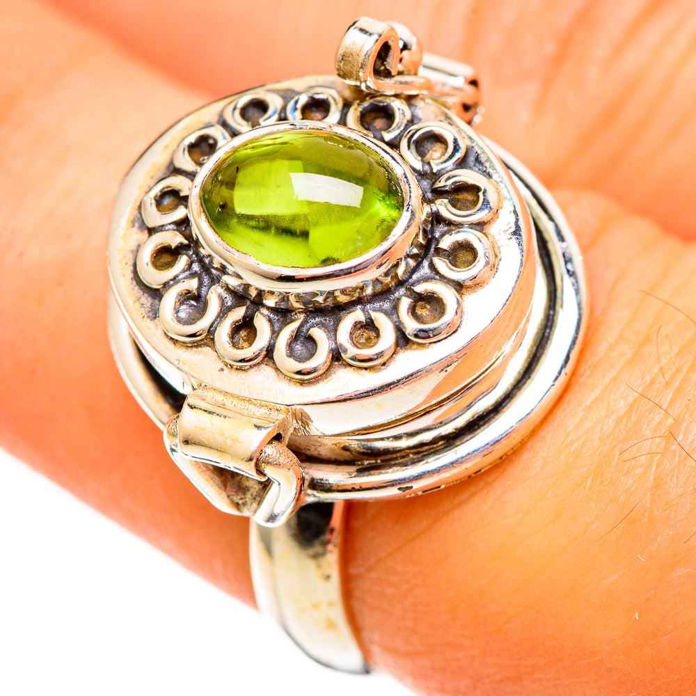 Peridot Rings handcrafted by Anasilvercos - RING110568