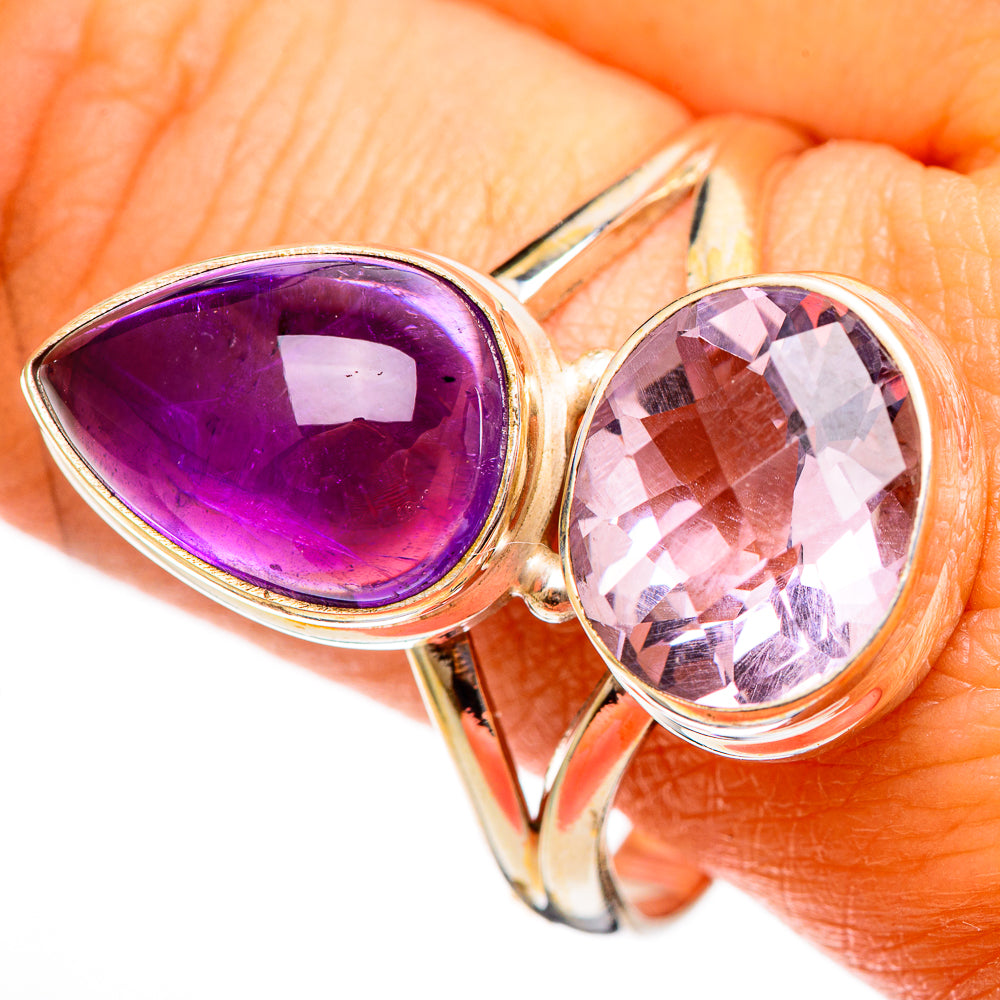 Amethyst Rings handcrafted by Anasilvercos - RING110573