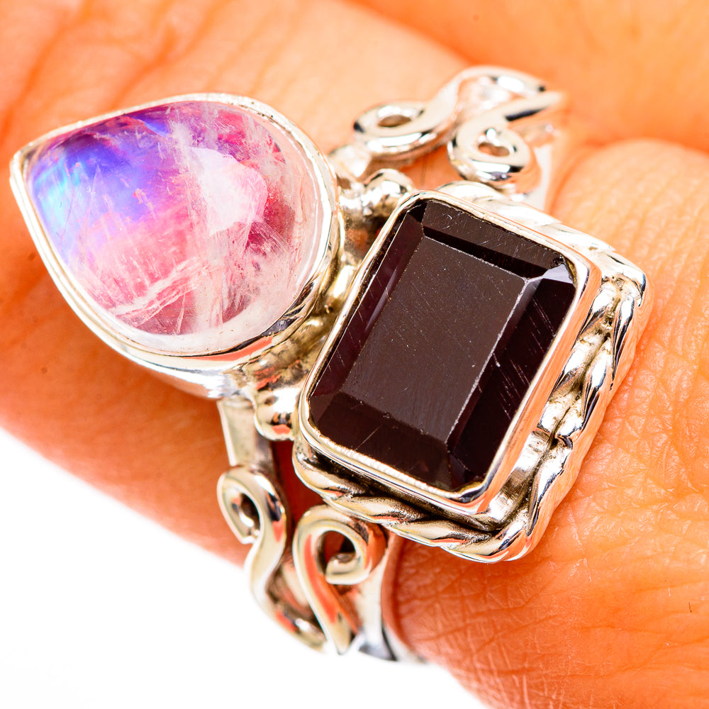 Garnet Rings handcrafted by Anasilvercos - RING110585