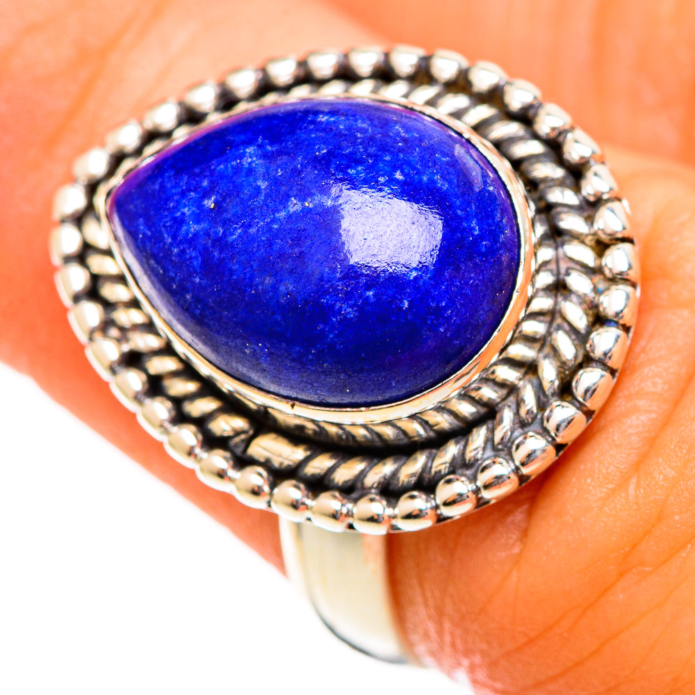 Lapis Lazuli Rings handcrafted by Anasilvercos - RING110587