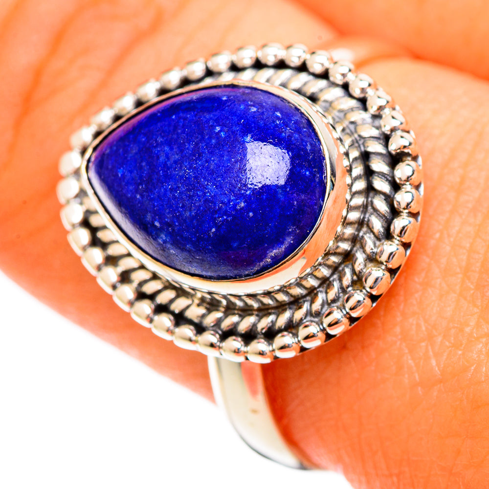 Lapis Lazuli Rings handcrafted by Anasilvercos - RING110617